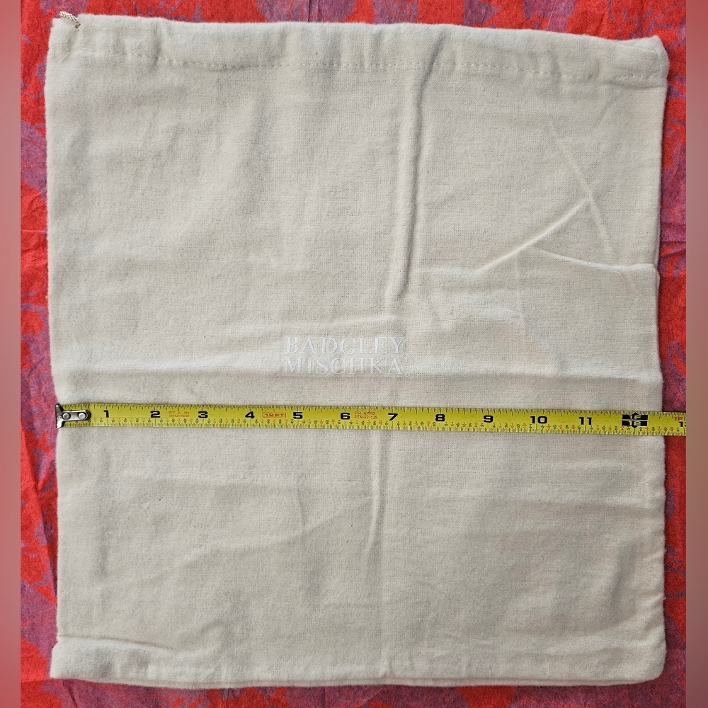 Badgley Mischka Dust Bag 12.5"x13.5" Cream